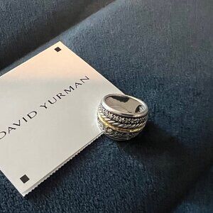AUTHENTIC David Yurman cigar band RING!